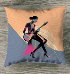 Chic Couture All-Over Print Outdoor Pillow - Beyond T-shirts