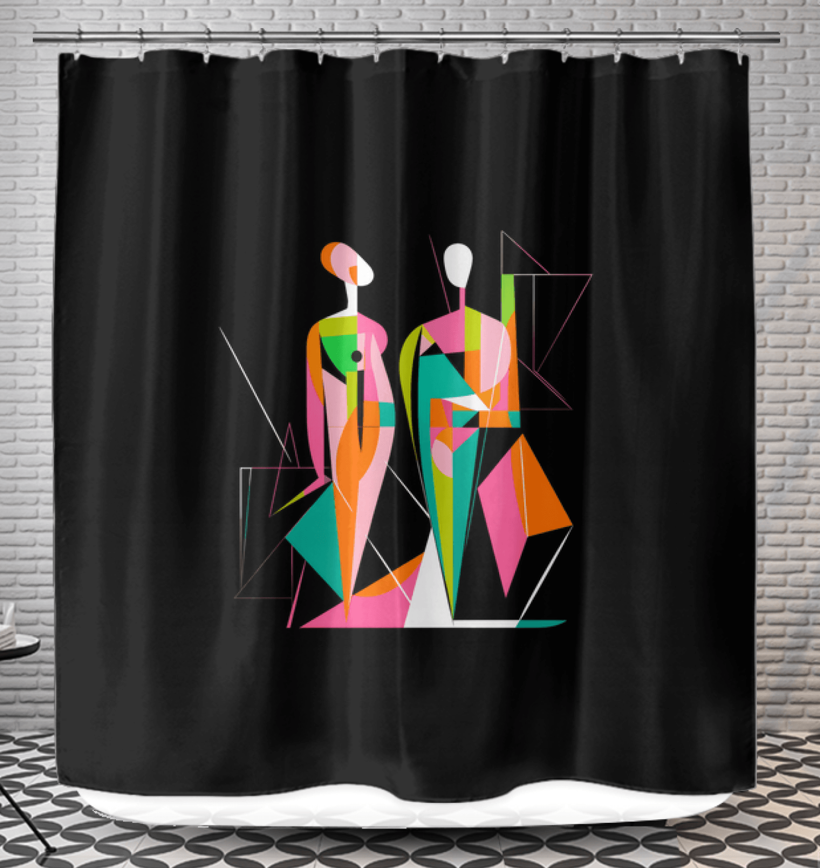 Canvas Couture Art Shower Curtain - Beyond T-shirts