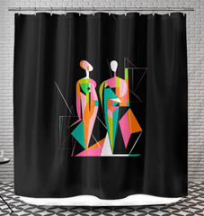 Canvas Couture Art Shower Curtain - Beyond T-shirts