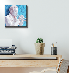 Classic Renaissance scene on high-quality wrapped canvas.