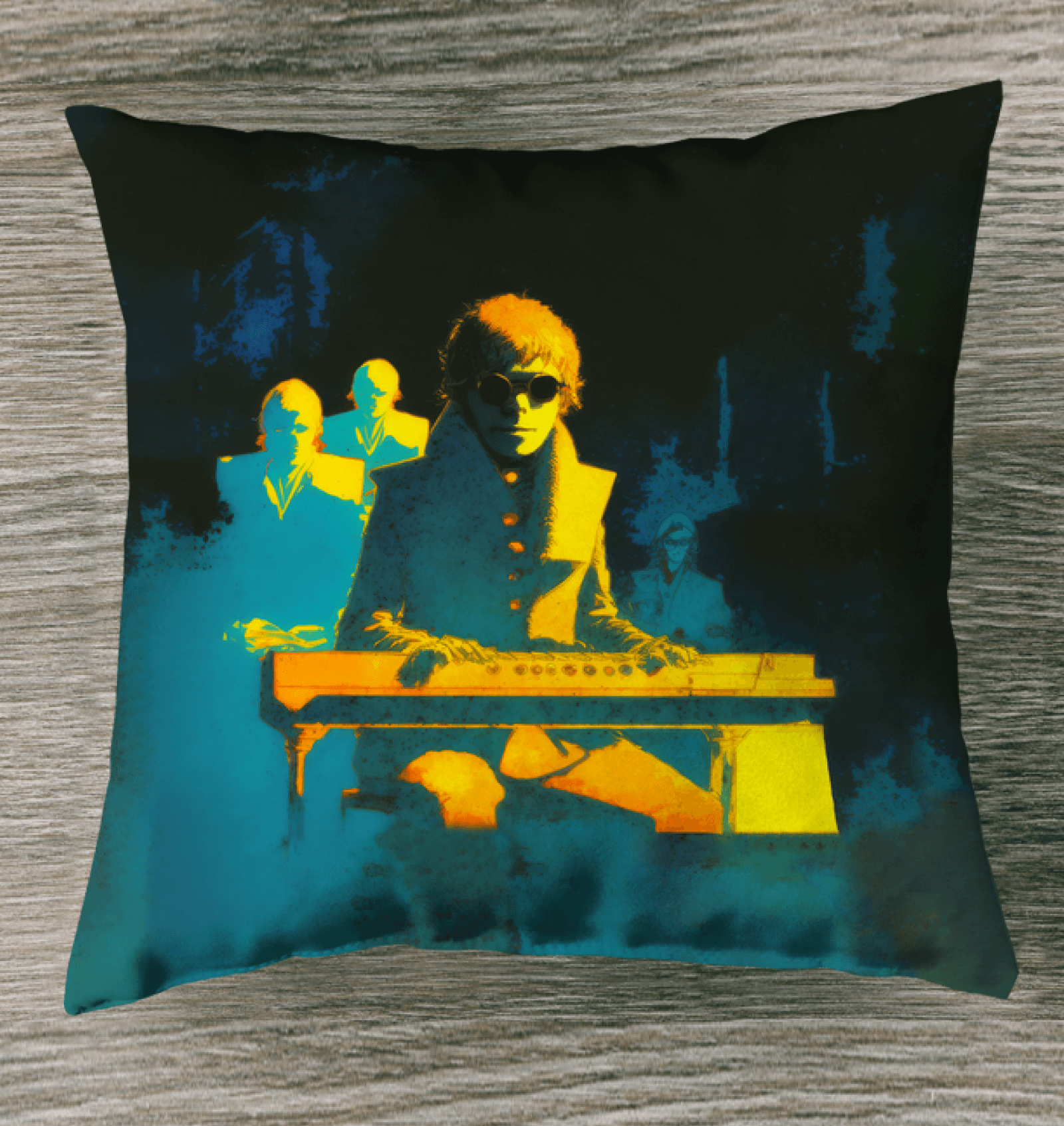 NS-837 weather-resistant outdoor pillow in a vibrant design.