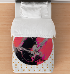 Geometric Harmony Abstract Duvet Cover