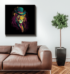 Regal Stare Canvas Art - Beyond T-shirts