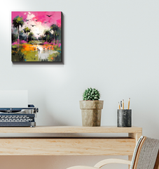 Rolling Meadows Landscape Wrapped Canvas