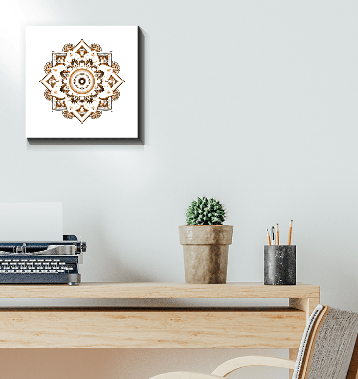 Mandala Wisdom Metal Wall Clock - Beyond T-shirts