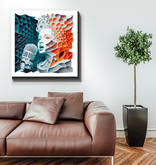Rhythmic Rainforest Wrapped Canvas