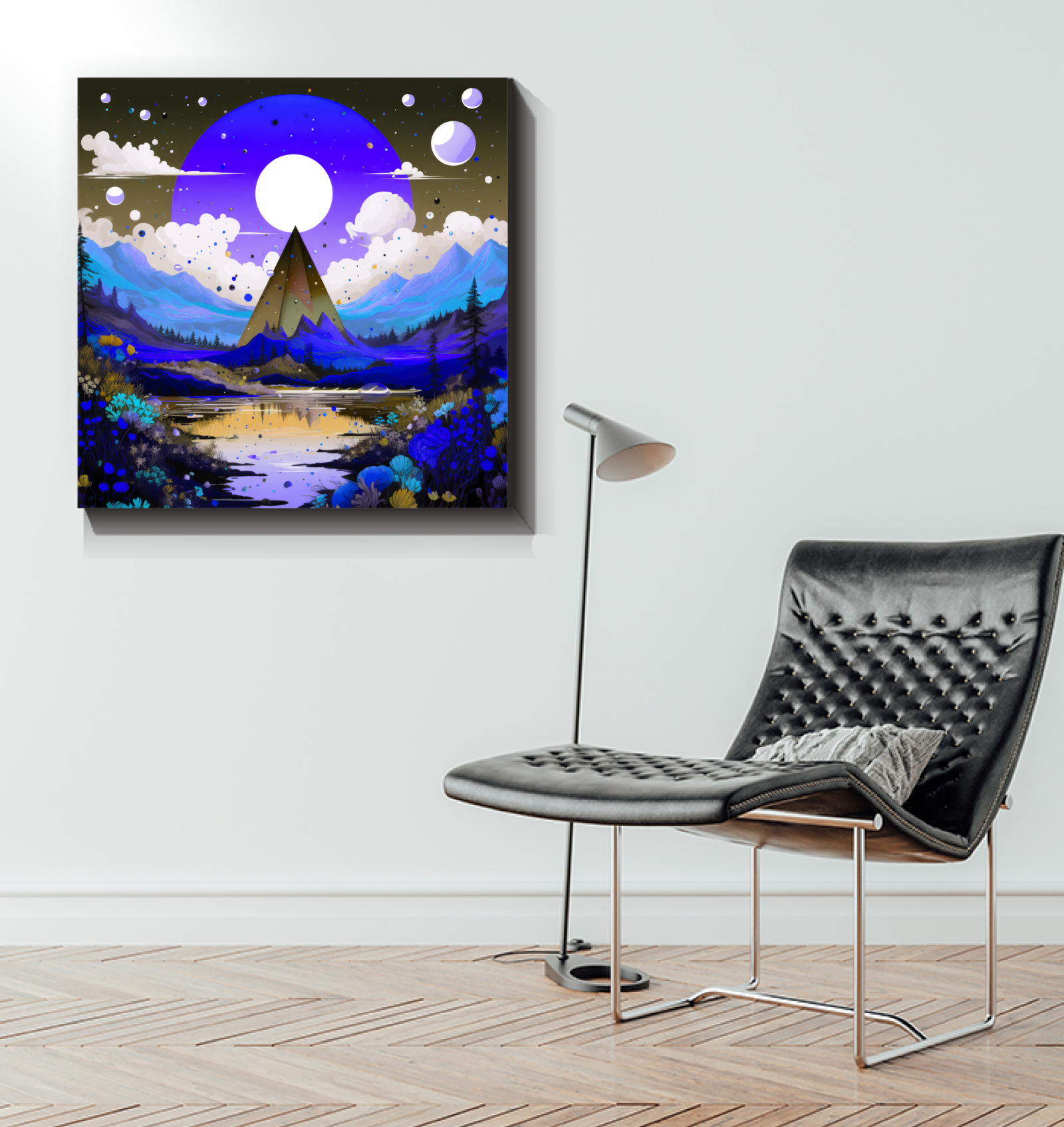 Majestic Monoliths Rocky Landscape Canvas