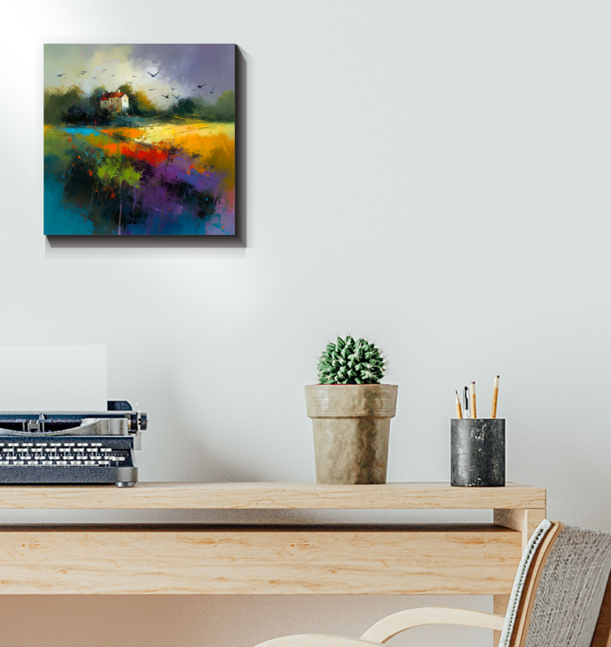 Coastal Sunset Bliss Wrapped Canvas