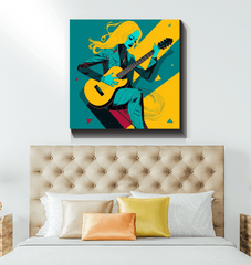 Bluesy Elegance Music Art - Beyond T-shirts