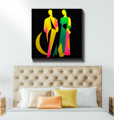 Graffiti Couture Canvas Print - Beyond T-shirts