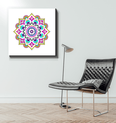 Mandala Ocean Serenity Canvas - Beyond T-shirts