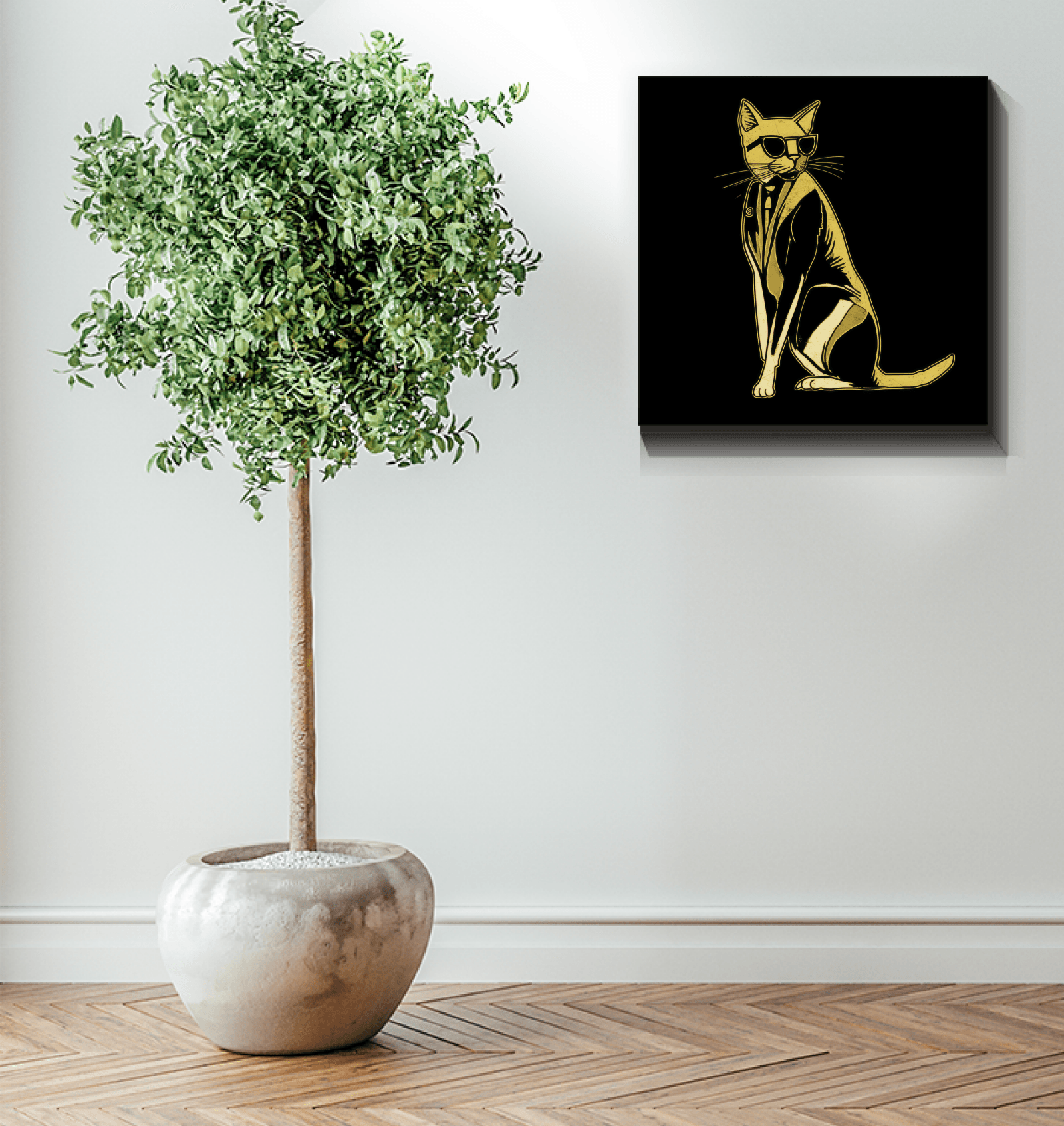 Dreamy Cat Haven Canvas Print - Beyond T-shirts