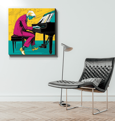 Bluesy Elegance Music Art - Beyond T-shirts