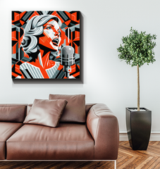 Baroque Brilliance Wrapped Canvas