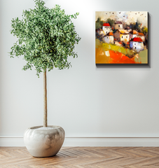 Wildflower Meadow Wrapped Canvas