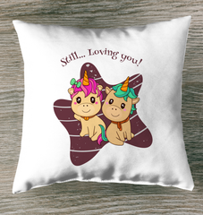 Still Loving You Indoor Pillow