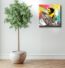 Surfing 5 29 Canvas enhancing a living space