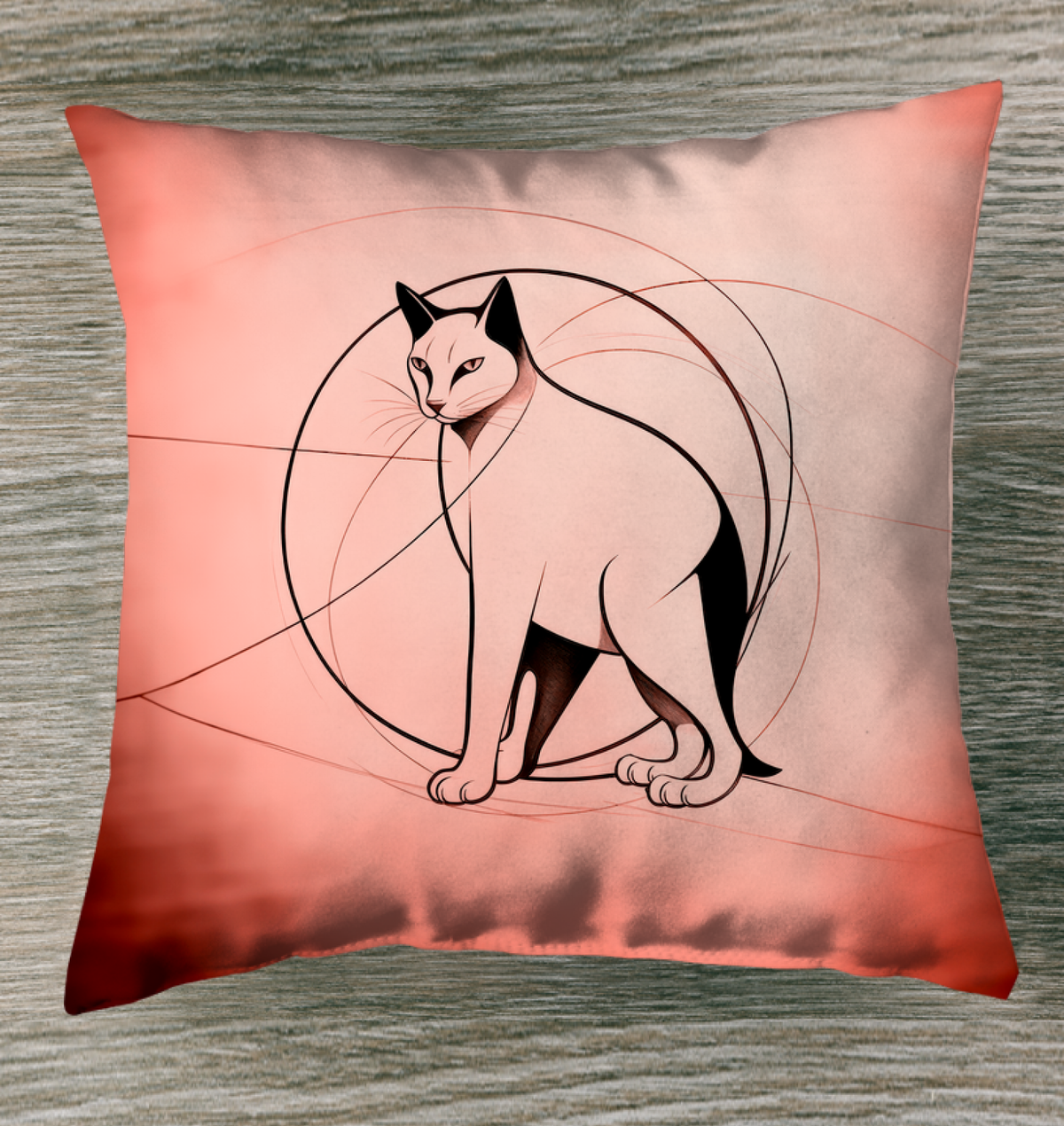 Elegant Siamese Dream Cushion