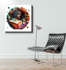 Pitched Peaks Wrapped Canvas