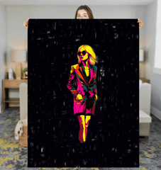 Fashion Icon Sherpa Blanket - Beyond T-shirts