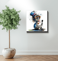 Tuneful Taunts Caricature Art Canvas - Beyond T-shirts