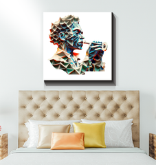 Lyrical Luminescence Wrapped Canvas