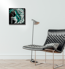 Symphony Strokes Wrapped Canvas