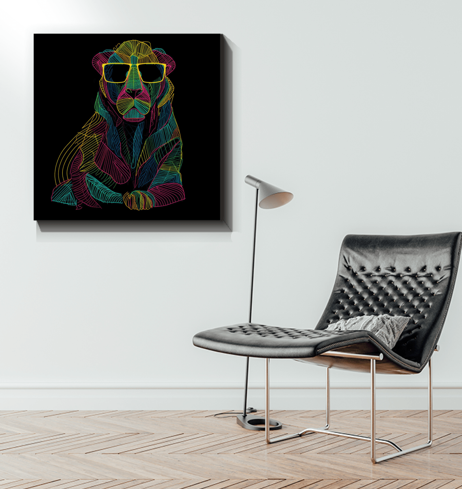 Majestic Roar Canvas Art - Beyond T-shirts