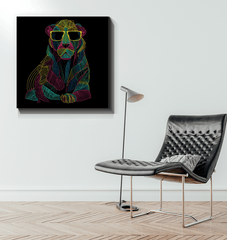 Majestic Roar Canvas Art - Beyond T-shirts