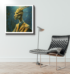 Rabbit Nobleman Canvas for Living Room.