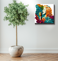 Harmonic Horizons Wrapped Canvas