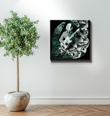 Folk Harmony Wrapped Canvas