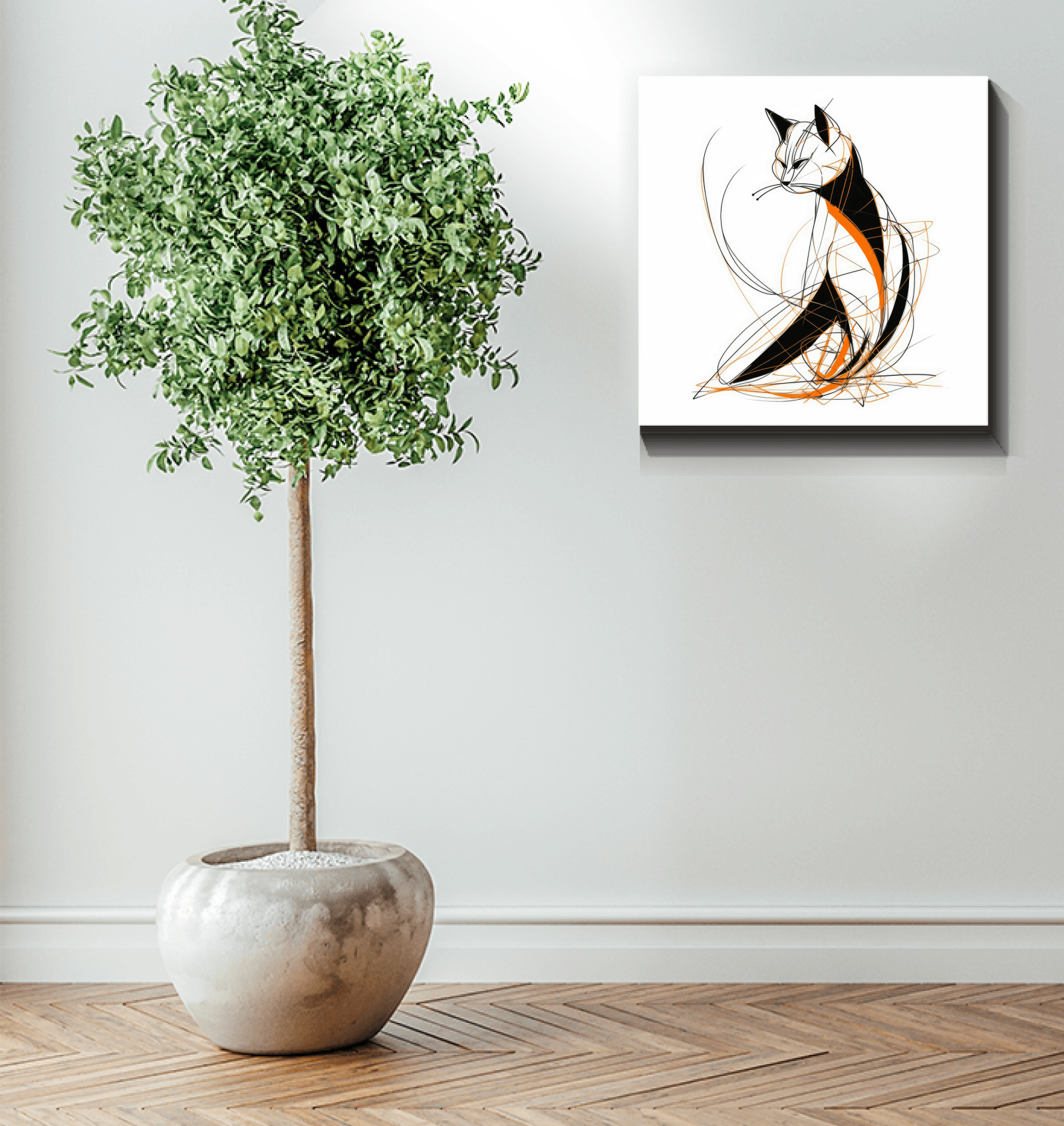 Majestic Persian Cat Royal Pose Canvas - Beyond T-shirts