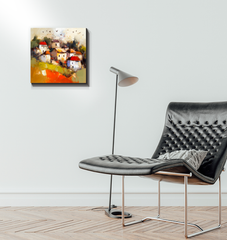 Wildflower Meadow Wrapped Canvas