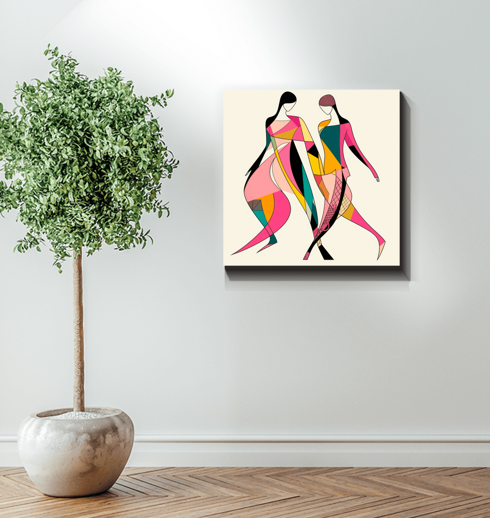 Abstract Runway Couture Fusion Canvas - Beyond T-shirts