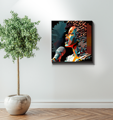 Folklore Fusion Wrapped Canvas