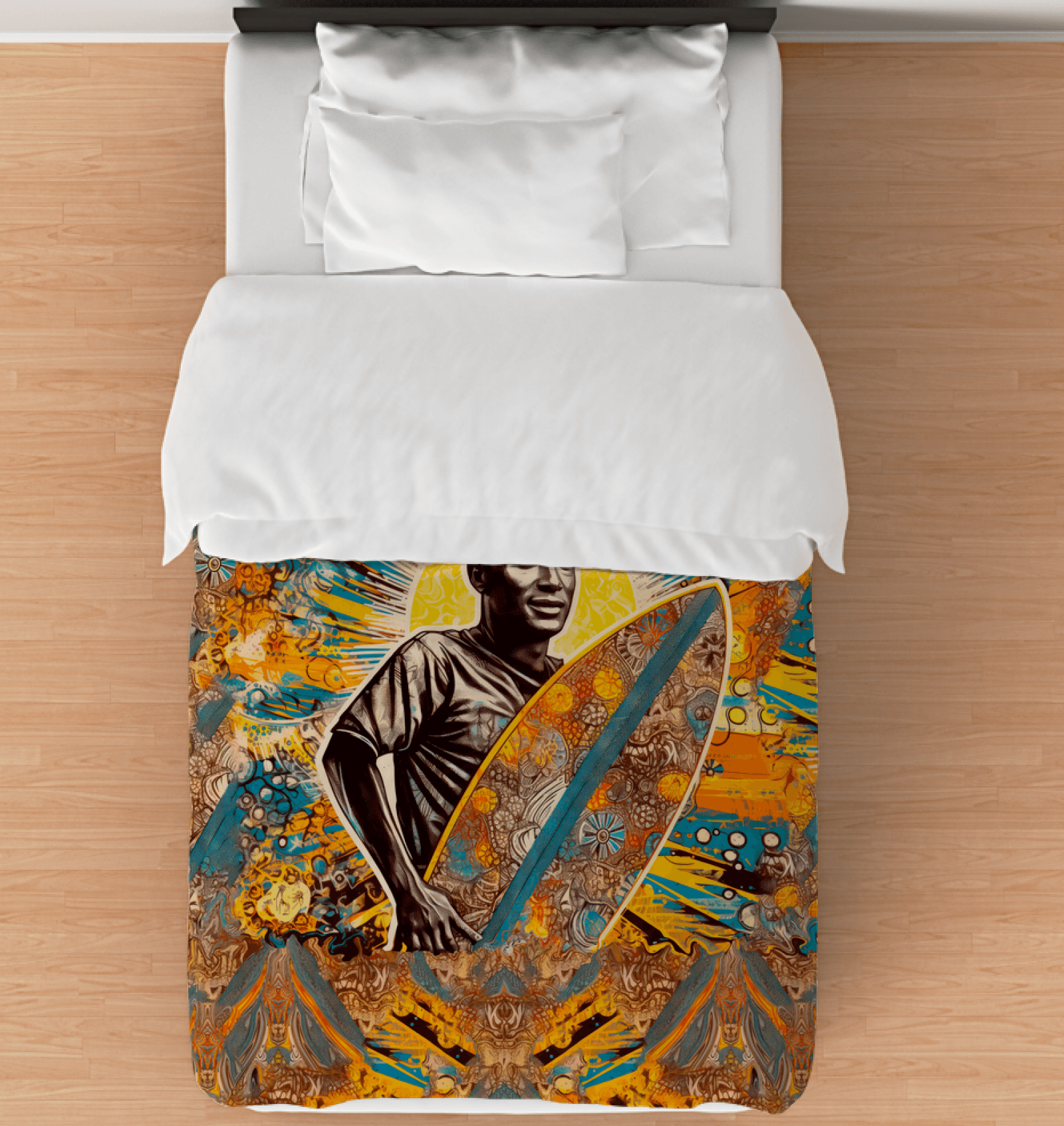 Surfer's Paradise Duvet Cover Set - Beyond T-shirts