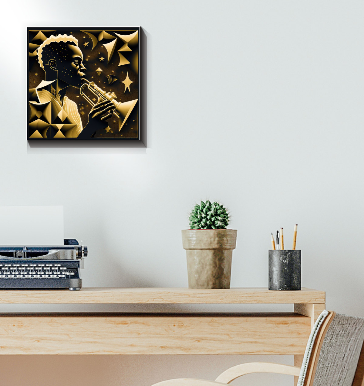 Percussive Pulse Wrapped Canvas