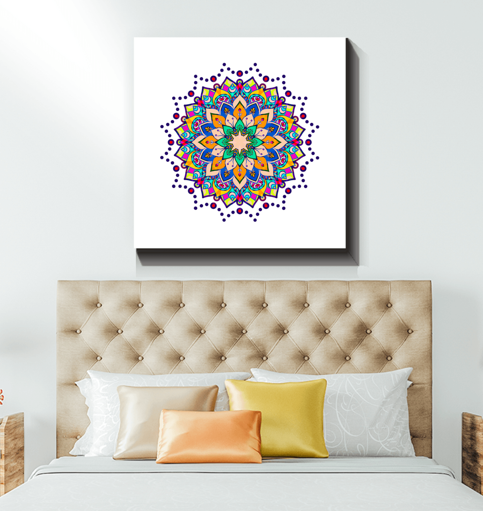 Bohemian Mandala Dreams Canvas Print - Beyond T-shirts