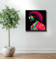 Runway Reverie Canvas Art Print - Beyond T-shirts