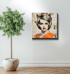 Musical Muse Wrapped Canvas Melodic Inspiration - Beyond T-shirts