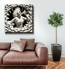 Country Roads Wrapped Canvas