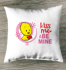 Kiss Me & Be Mine Indoor Pillow