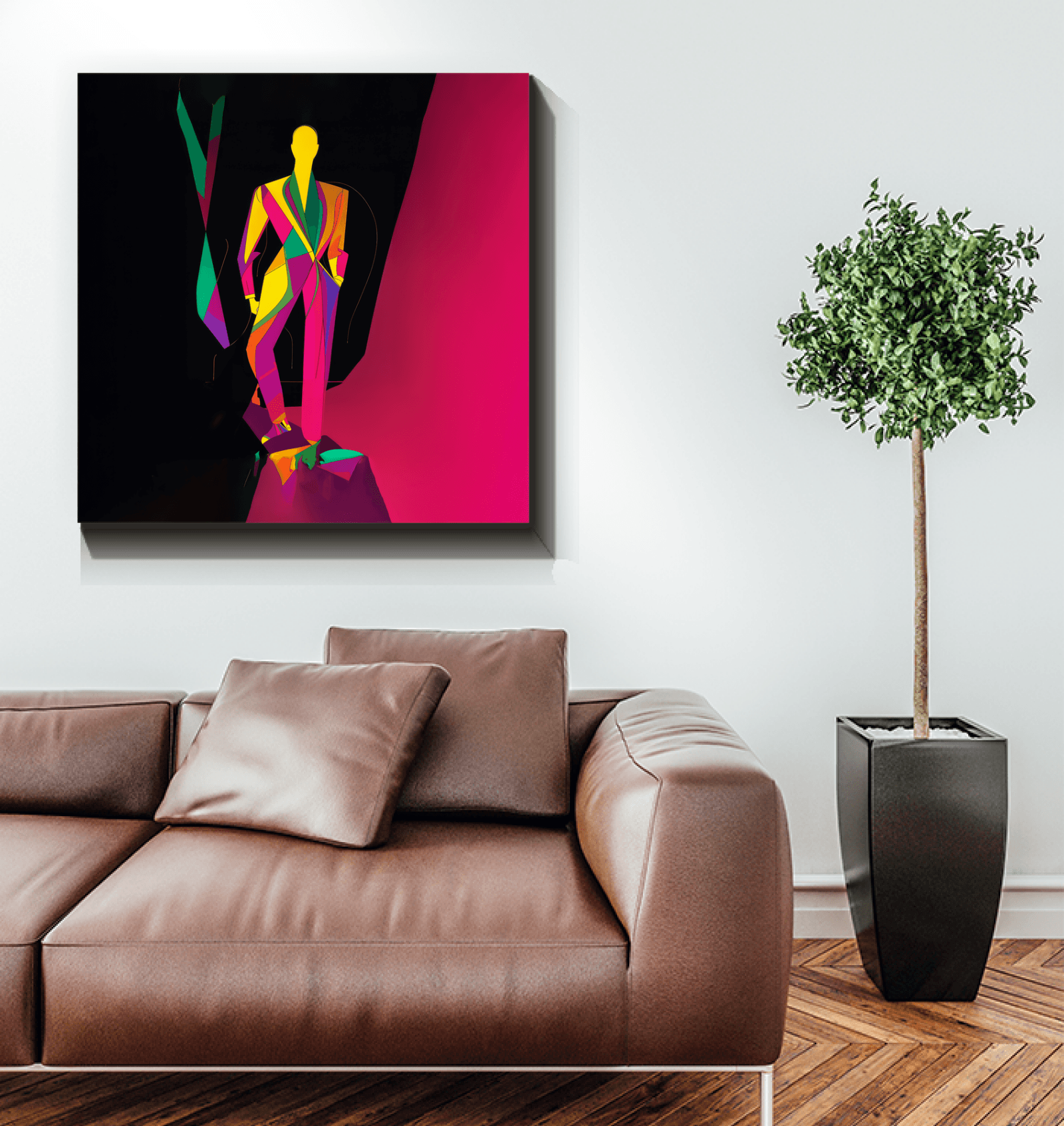 Bold Geometric Fashion Canvas - Beyond T-shirts