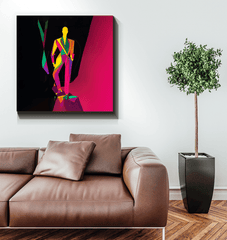 Bold Geometric Fashion Canvas - Beyond T-shirts