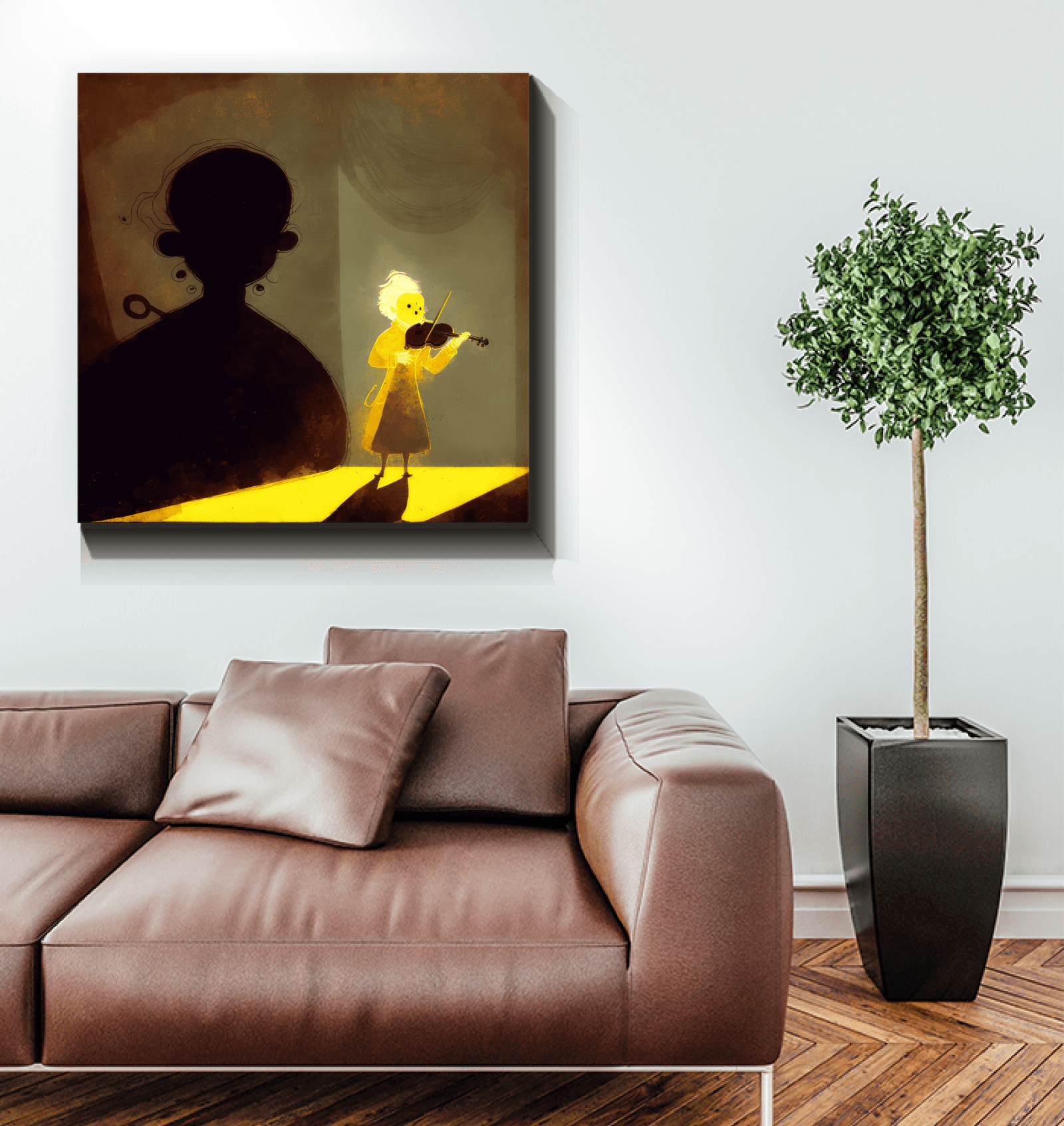 Jazz Club Vibes - Vintage Music Canvas Print - Beyond T-shirts
