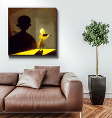 Jazz Club Vibes - Vintage Music Canvas Print - Beyond T-shirts