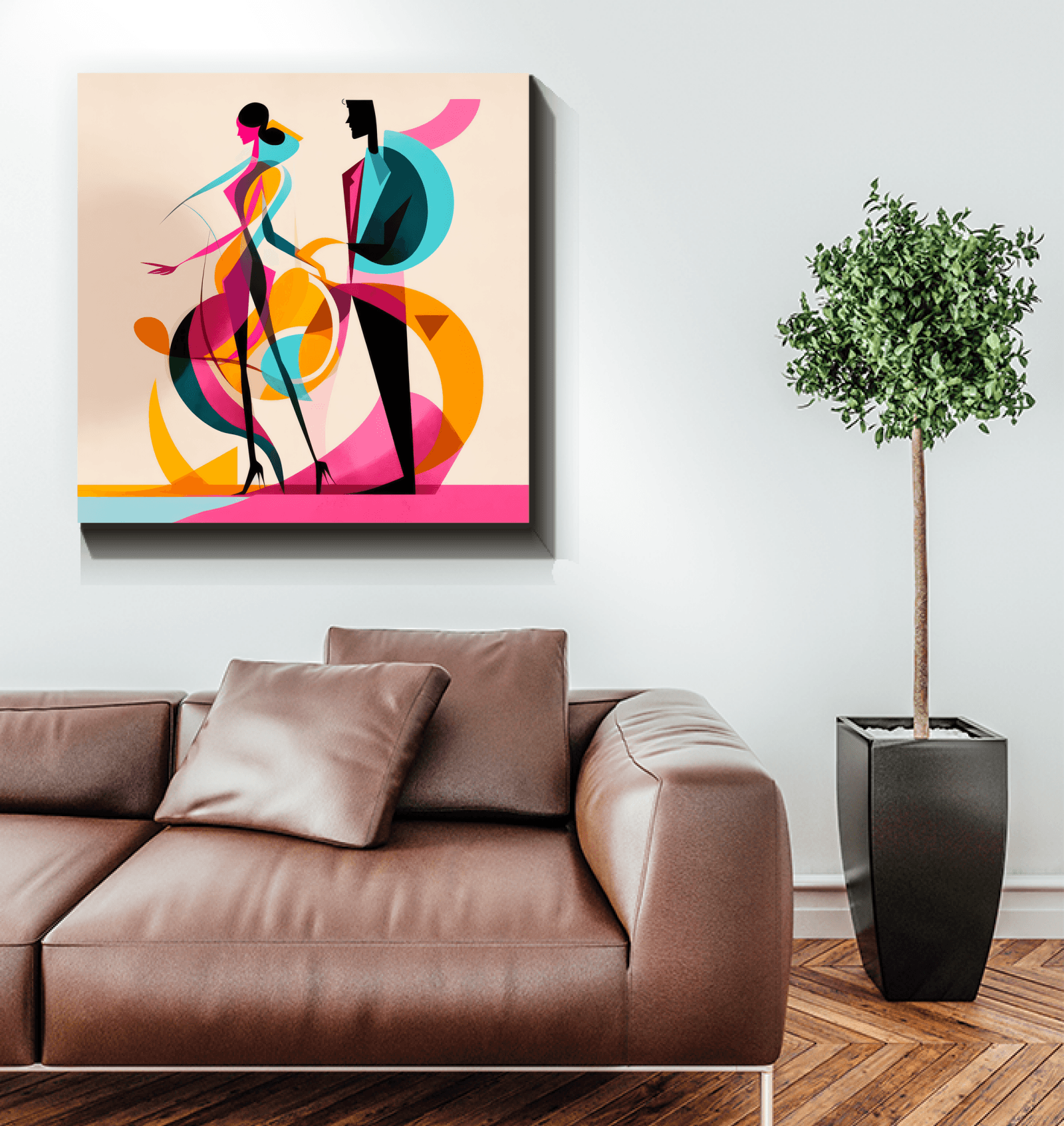 Elegance in Graffiti Fashion Canvas - Beyond T-shirts