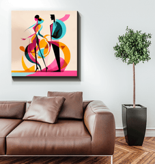 Elegance in Graffiti Fashion Canvas - Beyond T-shirts