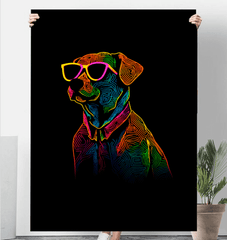 Dogs' Love Letters Sherpa Blanket - Beyond T-shirts